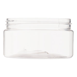 250gm clear plastic jar