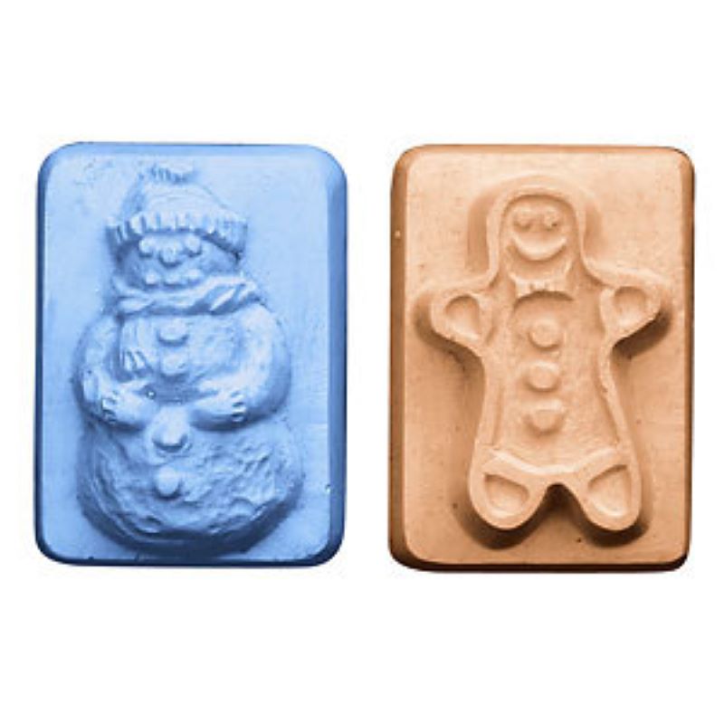 Gingerbread snowman guest soap mould