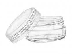 Clear 10gm lip balm sample pot