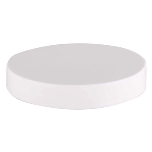 White 89mm cap